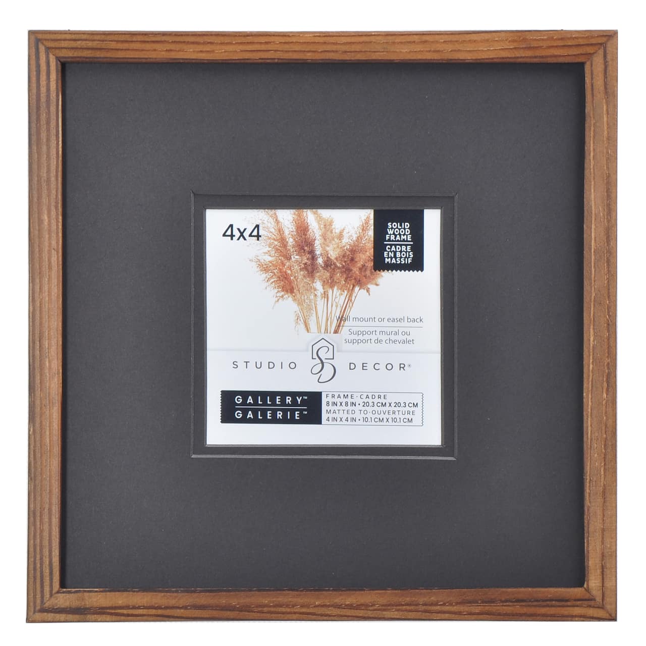 Gallery Dark Wood Frame with Mat by Studio Décor®